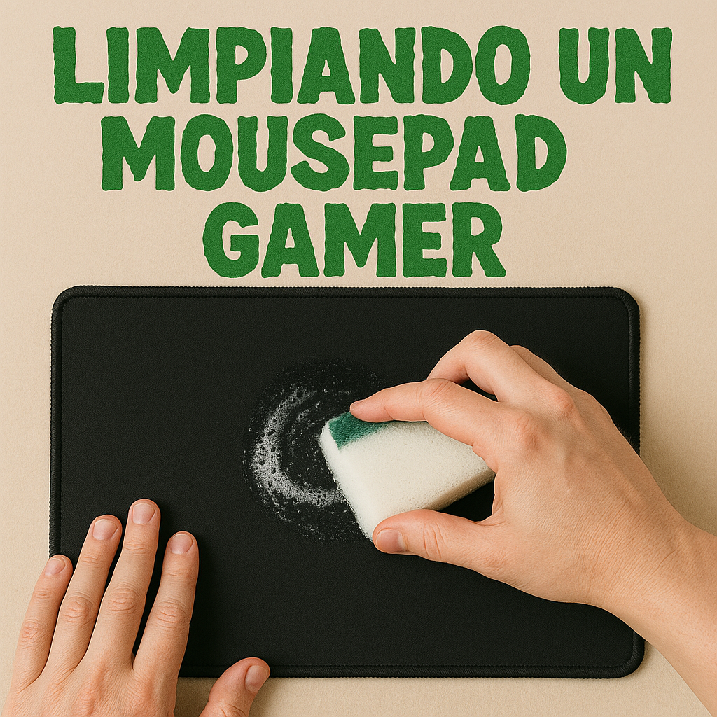 Cómo limpiar tu mousepad gamer y maximizar tu rendimiento en cada partida