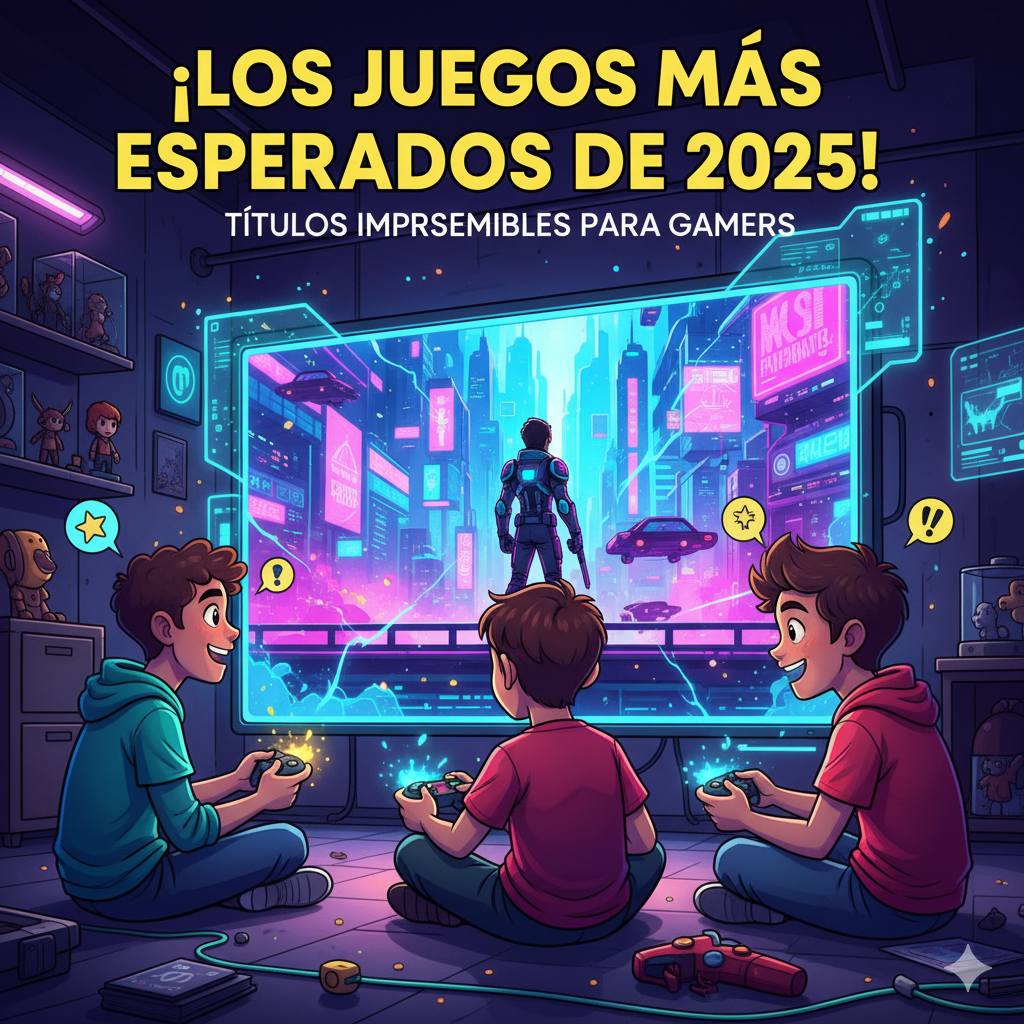Los juegos más esperados de 2025: Títulos imprescindibles para gamers