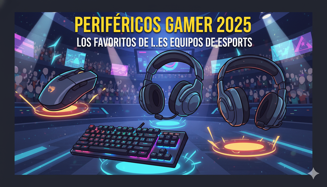Periféricos gamer 2025: los favoritos de los equipos de esports