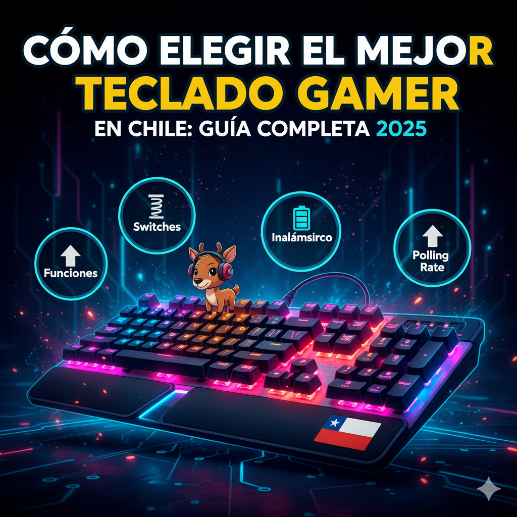 Cómo elegir el mejor teclado gamer en Chile: Guía completa 2025