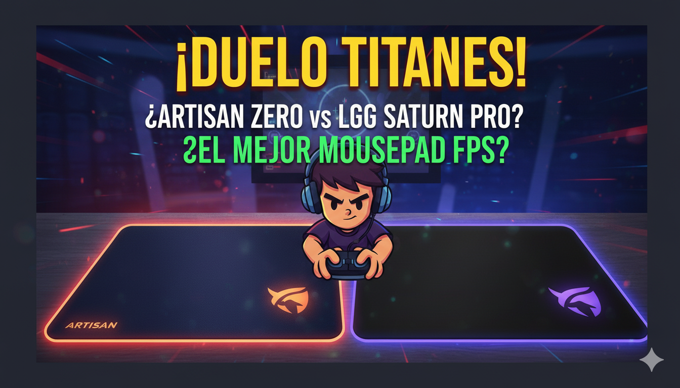 Artisan Zero vs LGG Saturn Pro: ¿Cuál Mousepad de Control es Mejor para FPS?