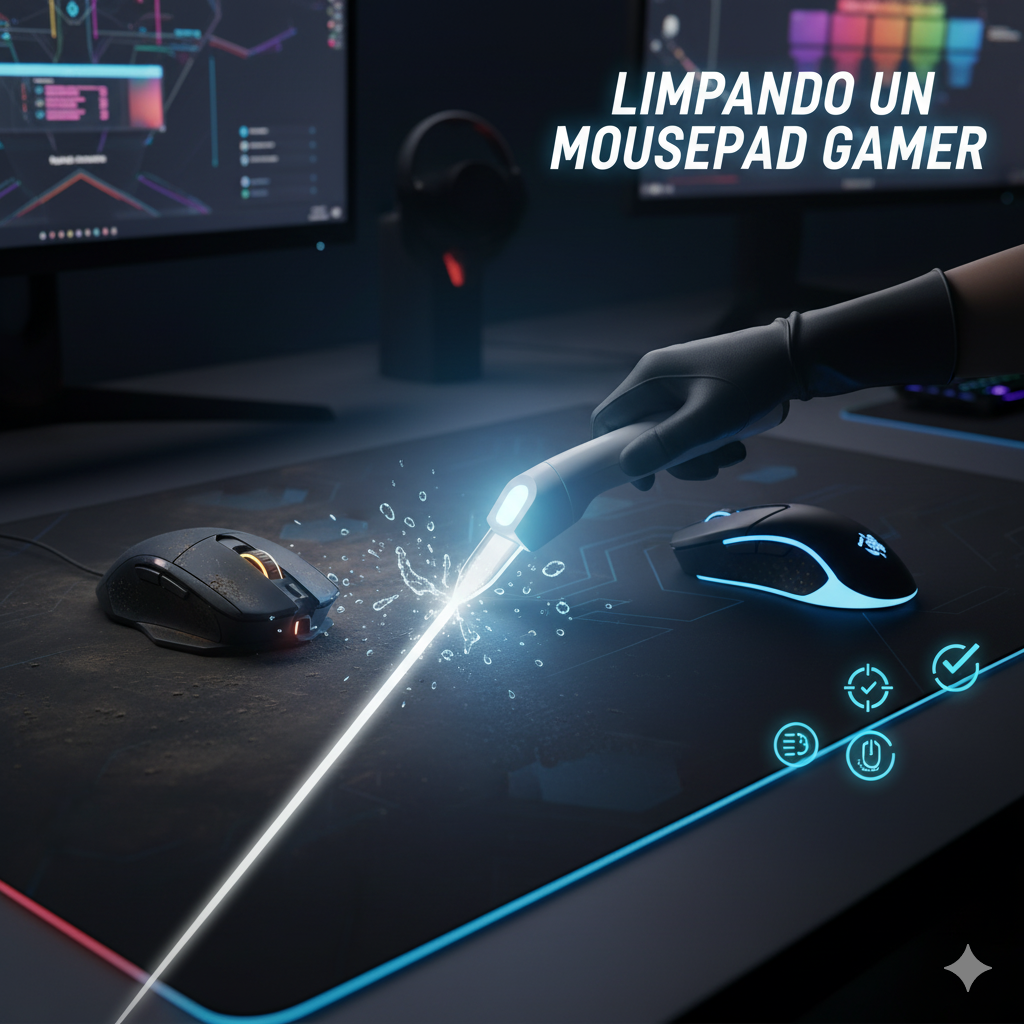 Cómo limpiar tu mousepad gamer y maximizar tu rendimiento en cada partida