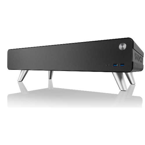 Gabinete Raijintek PAN Slim Black - Diseño delgado, paneles de vidrio templado y excelente flujo de aire en color blanco para PCs compactas