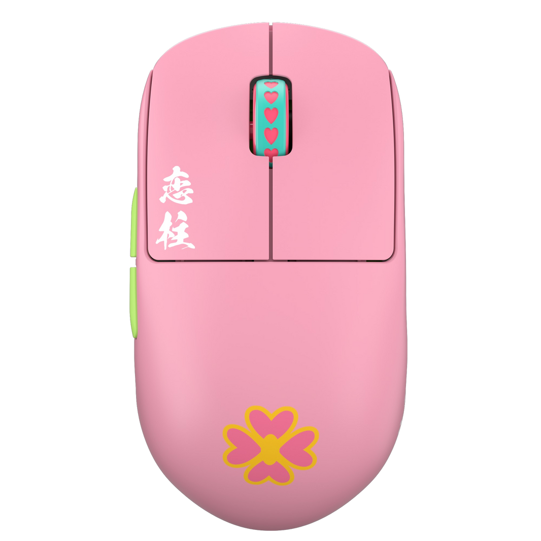 Mouse Gamer Pulsar X2H Size 1 Mitsuri – Edición especial Mitsuri Kanroji, 4K compatible y precisión extrema para gamers