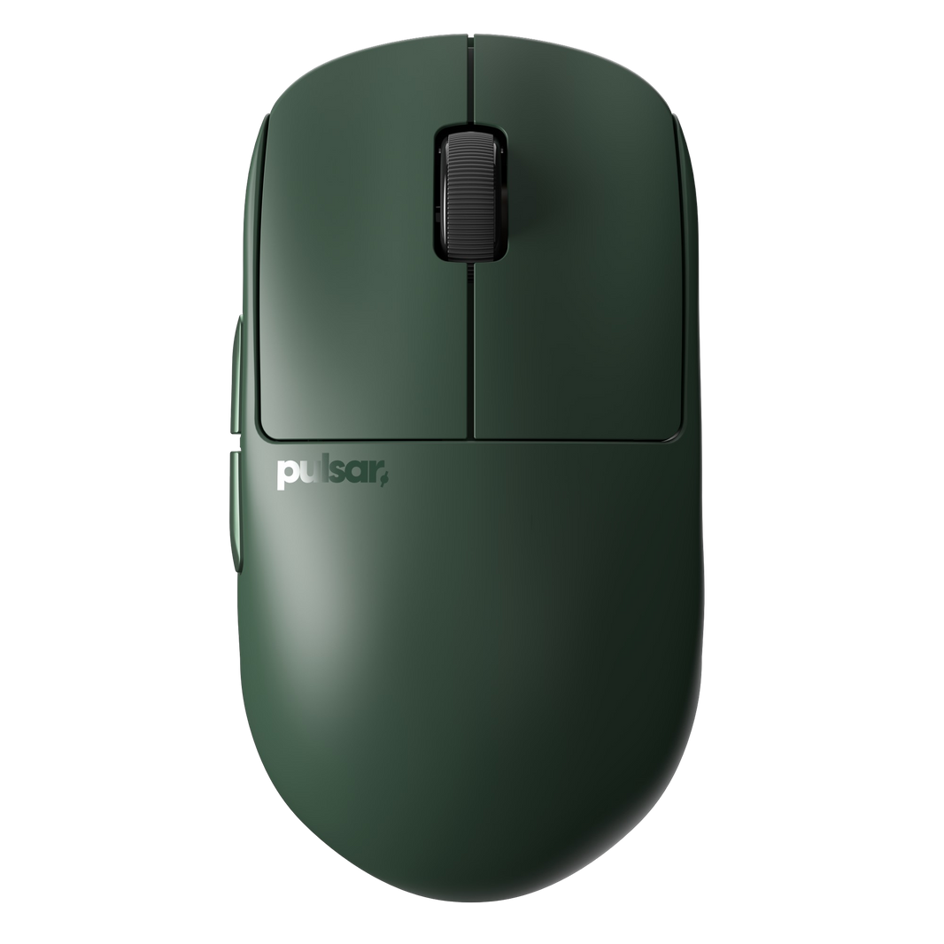 Mouse Gamer Pulsar X2H Wireless Size 1 Green FE 4K – Edición especial, 4K compatible, diseño inalámbrico y color verde exclusivo