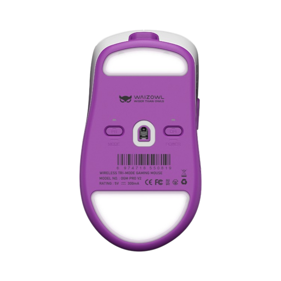 Mouse Gamer Waizowl OGM Pro V2 Purple 8K OPEN BOX