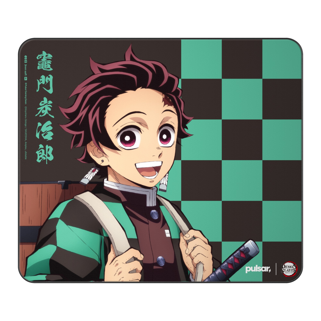 Mousepad Gamer Pulsar ES2 Tanjiro – Edición Demon Slayer, superficie de alto rendimiento y diseño inspirado en Tanjiro Kamado