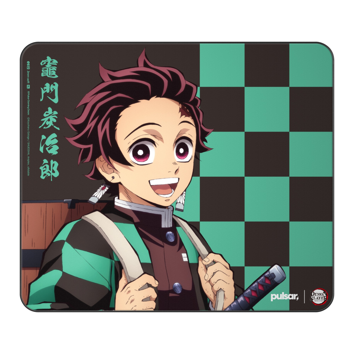 Mousepad Gamer Pulsar ES2 Tanjiro – Edición Demon Slayer, superficie de alto rendimiento y diseño inspirado en Tanjiro Kamado