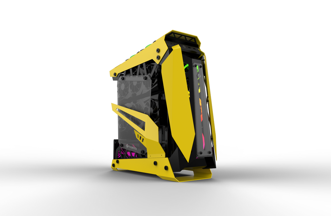 Gabinete Gamer Rajintek NYX PRO Yellow