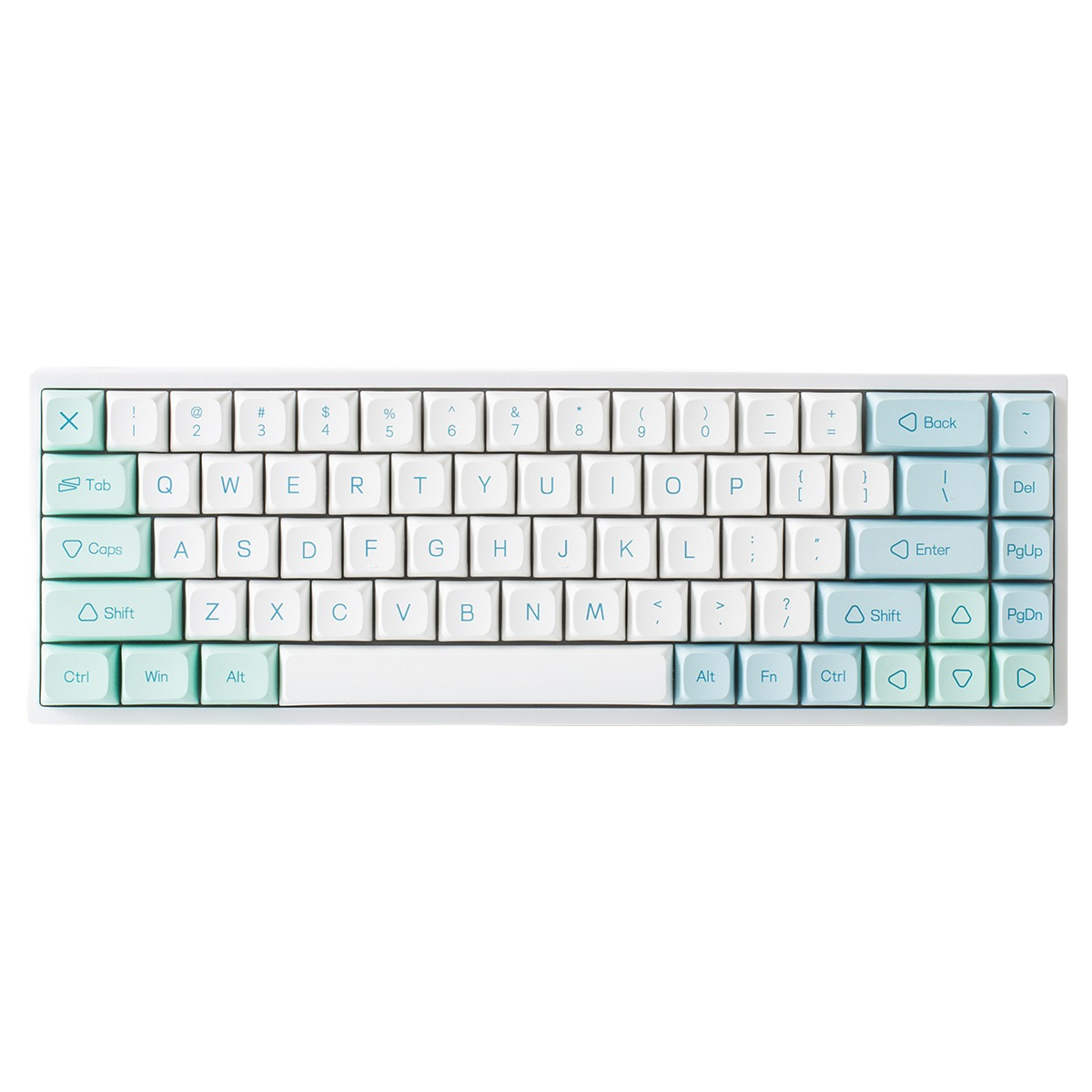 Teclado Gamer Yunzii YZ68 Mint Black Switch – Mutant