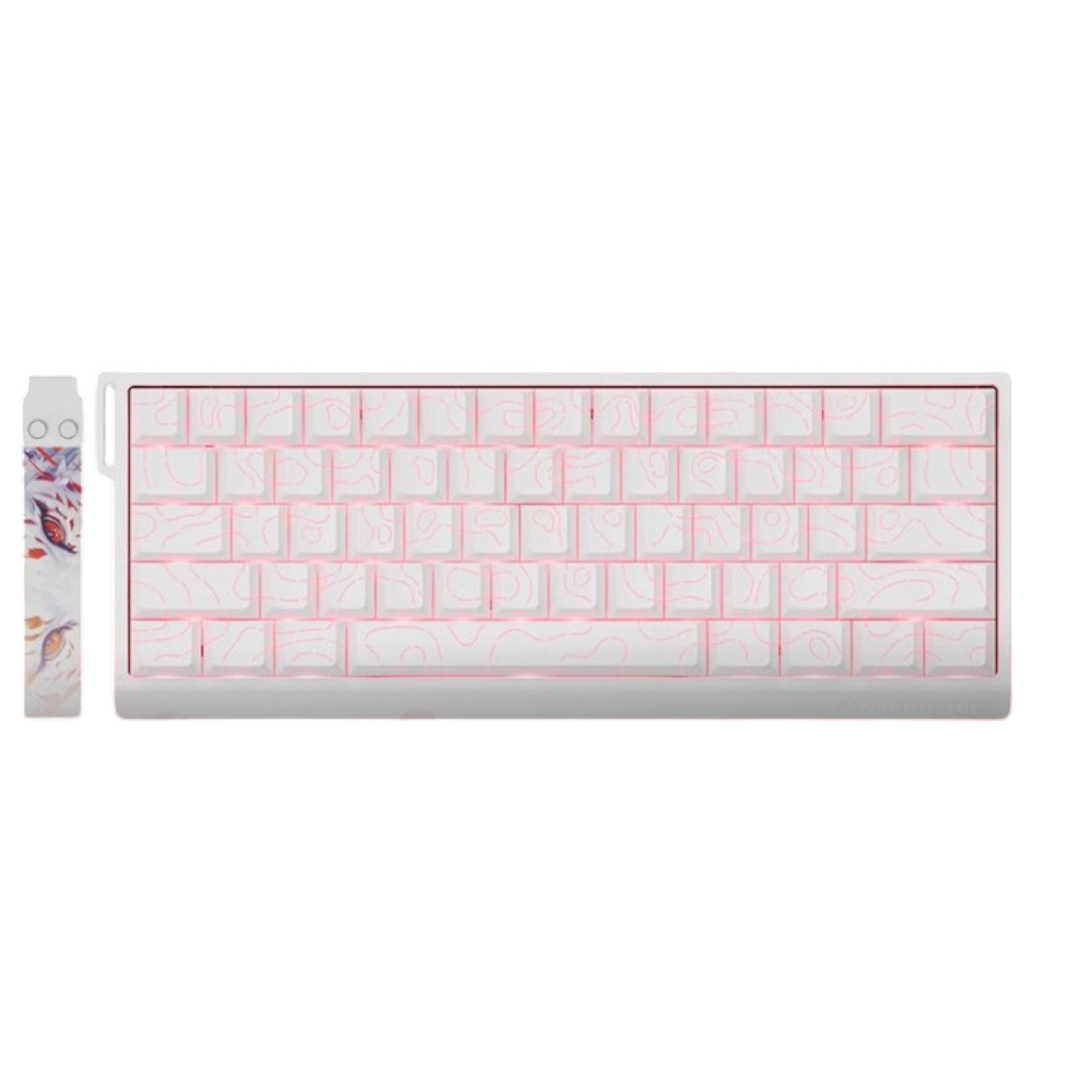 Teclado Gamer MADLIONS MAD 68 Pro - Black / White