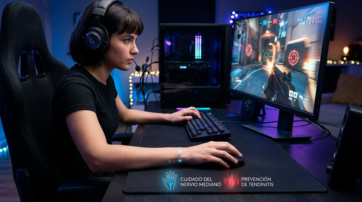 Ergonomía Gamer: Cómo Evitar Túnel Carpiano y Tendinitis sin Bajar el Nivel