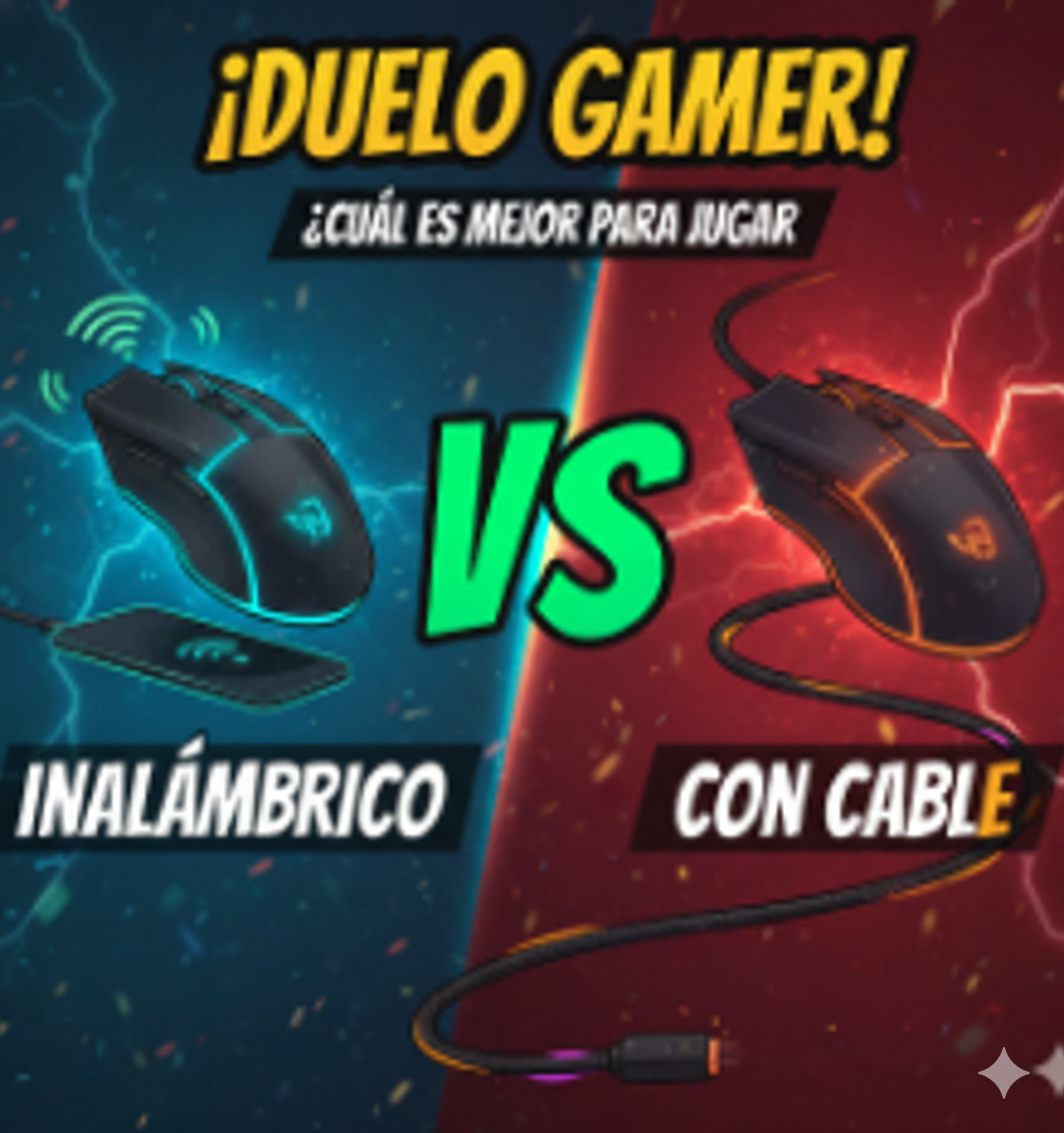 Mouse Inalámbrico vs. con Cable: ¿Cuál es Mejor para Gaming?