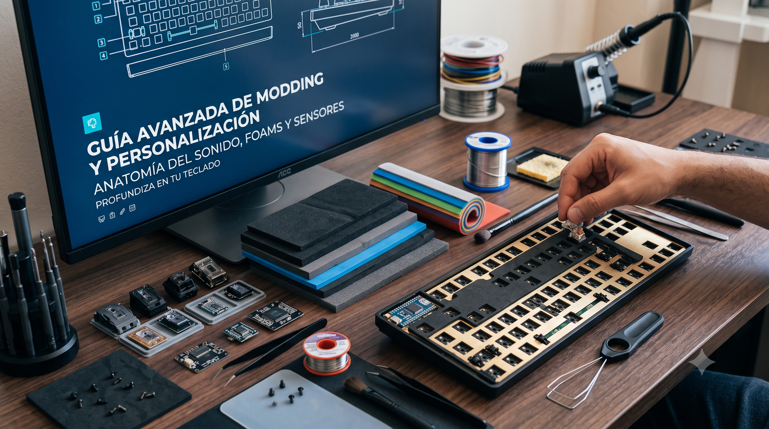 Guía Avanzada de Modding y Personalización: Anatomía del Sonido, Foams y Sensores