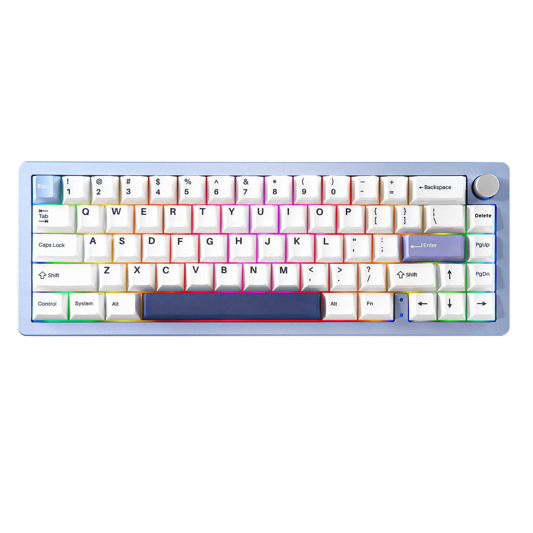 Teclado Gamer Yunzii AL66 Blue Milk Switch