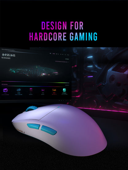 Mouse Gamer Lamzu Atlantis Mini PRO (4K Compatible) Blanco Polar