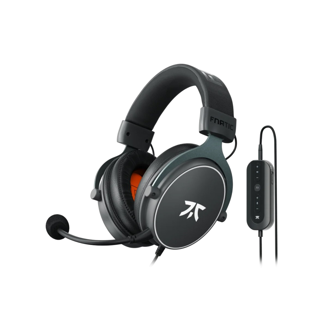 Audífonos Gamer FNATIC REACT+ 7.1 – Sonido envolvente 7.1, micrófono con cancelación de ruido y diseño profesional para gamers