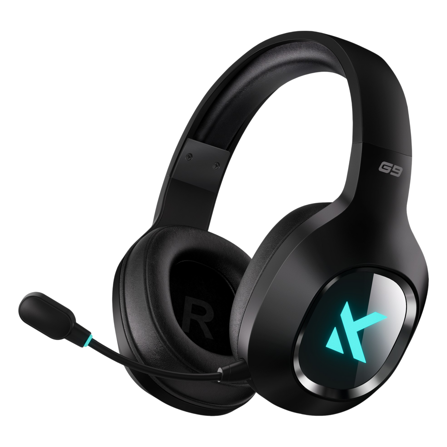Audífonos Gamer MCHOSE G9 Pro Wireless Black – Conectividad inalámbrica, sonido envolvente y diseño negro para gaming competitivo

