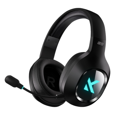 Audífonos Gamer MCHOSE G9 Pro Wireless Black – Conectividad inalámbrica, sonido envolvente y diseño negro para gaming competitivo

