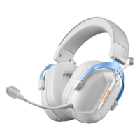Audífonos Gamer MCHOSE S9 Pro White – Audio de alta fidelidad, micrófono claro y diseño blanco para sesiones largas de juego
