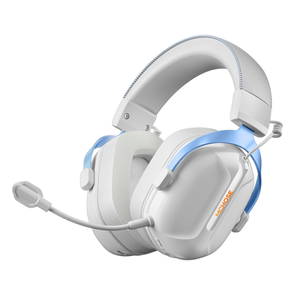 Audífonos Gamer MCHOSE S9 Pro White – Audio de alta fidelidad, micrófono claro y diseño blanco para sesiones largas de juego