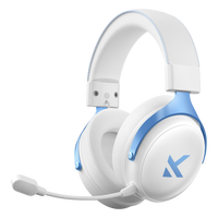 Audífonos Gamer MCHOSE V9 Pro White – Audio inmersivo, micrófono con cancelación y diseño blanco para setups pro