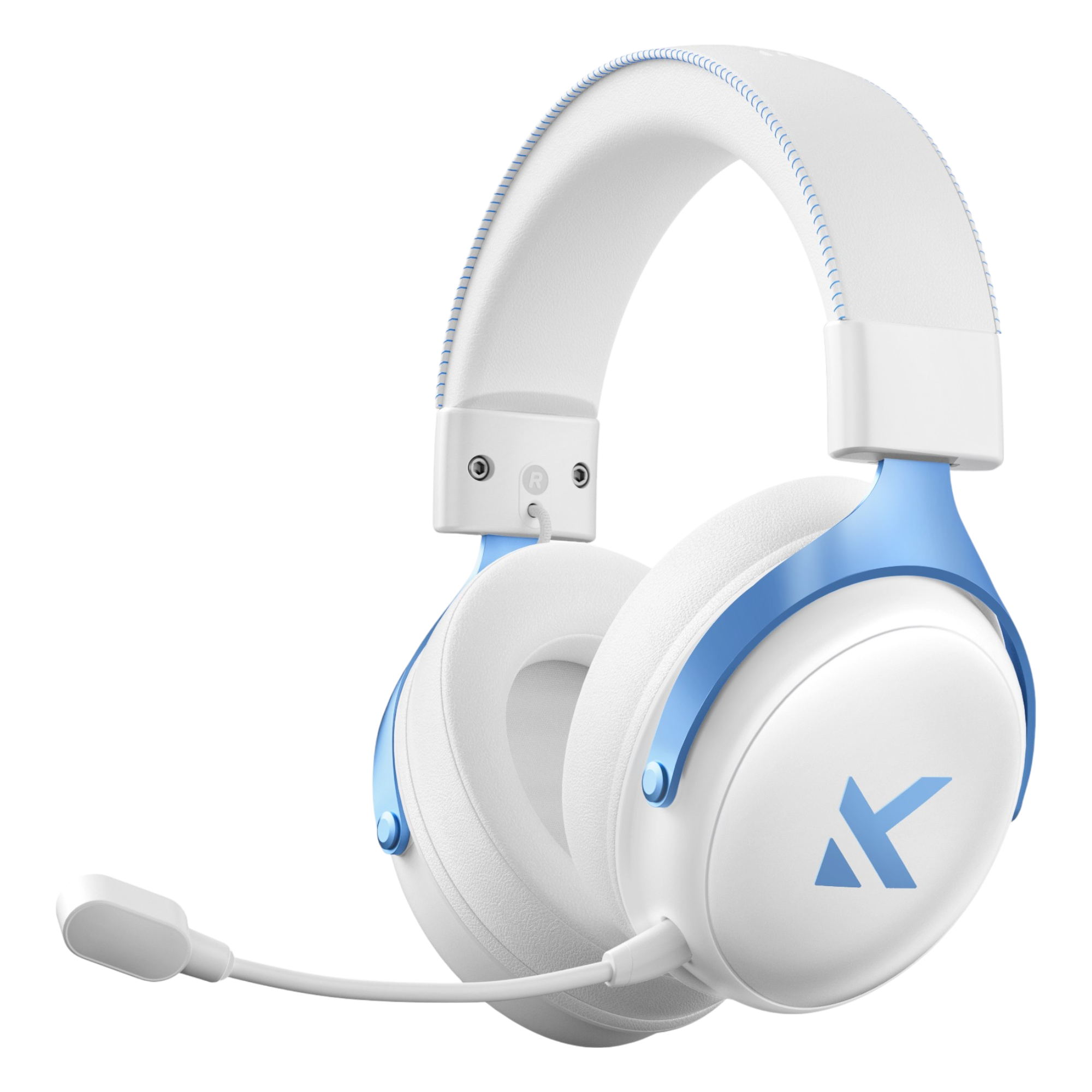 Audífonos Gamer MCHOSE V9 Pro White – Audio inmersivo, micrófono con cancelación y diseño blanco para setups pro