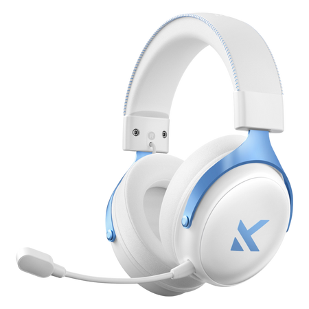 Audífonos Gamer MCHOSE V9 Pro White – Audio inmersivo, micrófono con cancelación y diseño blanco para setups pro