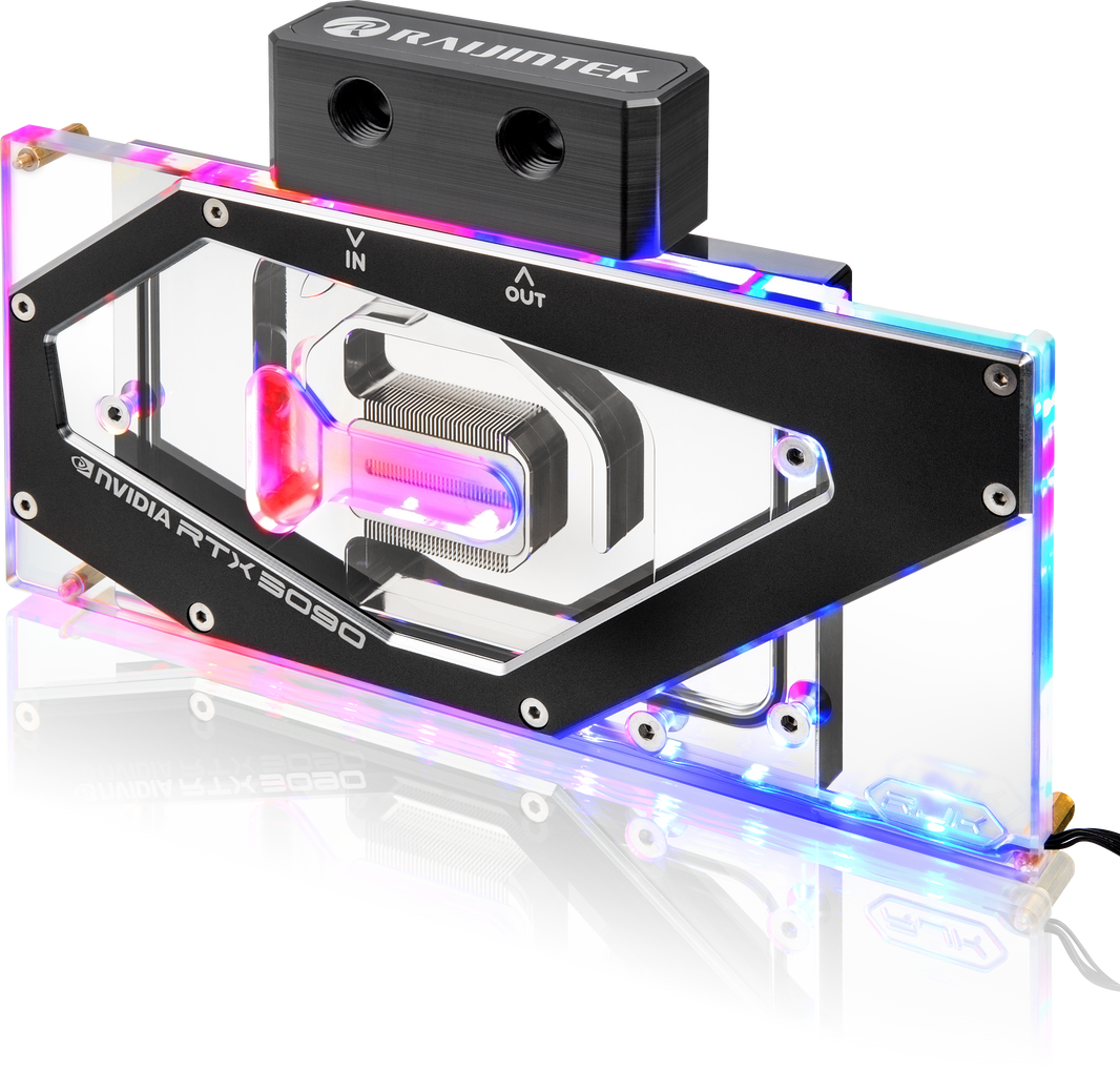 COOLER Raijintek SAMOS NV3090 RB – Sistema de refrigeración líquida para NVIDIA 3090, alto rendimiento y diseño robusto
