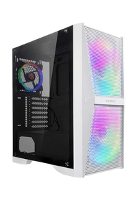 Gabinete Gamer Raijintek SILENOS MS PRO White – Diseño espacioso, paneles de vidrio templado y excelente flujo de aire en color blanco para PCs de alto rendimiento