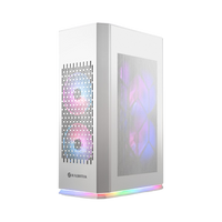 Gabinete Raijintek OPHION Elite White – Diseño compacto, panel de vidrio templado y flujo de aire optimizado en color blanco para PCs de alto rendimiento