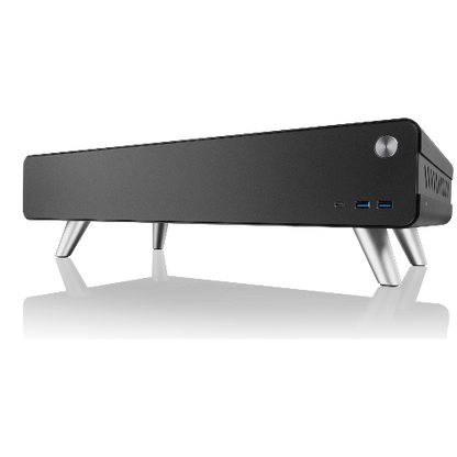 Gabinete Raijintek PAN Slim Black - Diseño delgado, paneles de vidrio templado y excelente flujo de aire en color blanco para PCs compactas