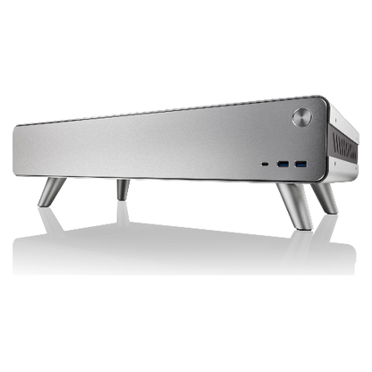Gabinete Raijintek PAN Slim Silver– Diseño delgado, paneles de vidrio templado y excelente flujo de aire en color blanco para PCs compactas