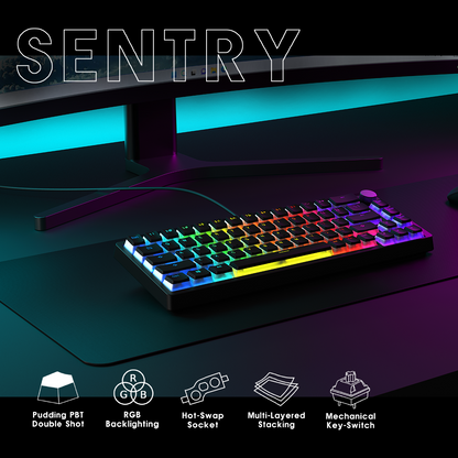 Teclado Gamer Aeon Sentry AG-67N Switches