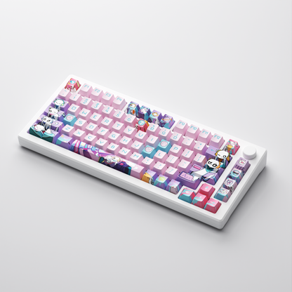 Teclado Gamer Akko 7th Anniversary MOD007 Sakura Pink Magnetic Switch