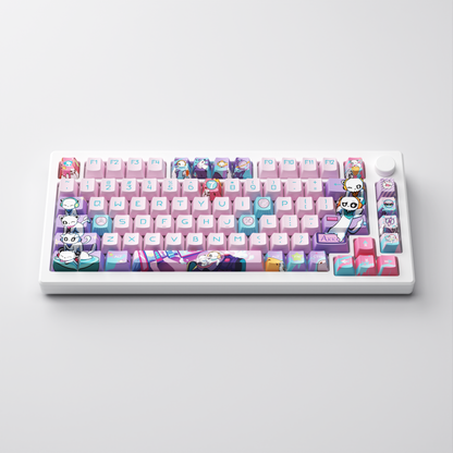 Teclado Gamer Akko 7th Anniversary MOD007 Sakura Pink Magnetic Switch