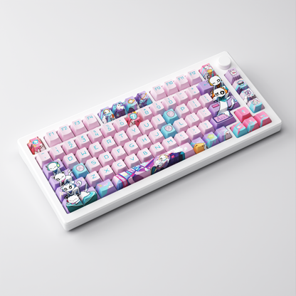 Teclado Gamer Akko 7th Anniversary MOD007 Sakura Pink Magnetic Switch