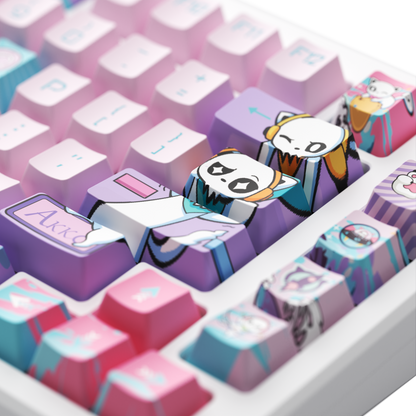 Teclado Gamer Akko 7th Anniversary MOD007 Sakura Pink Magnetic Switch