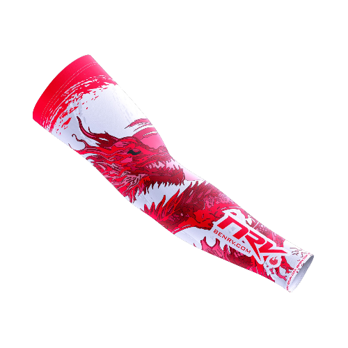Manga Gamer NRV Dragon – Manga de compresión para brazo, diseño inspirado en dragones y soporte para sesiones intensas de juego
