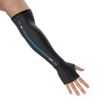 Manga Gamer PULSAR eS Arm Sleeve Palm Long Medium Black – Manga de compresión larga, diseño ergonómico y color negro para mayor soporte en gaming