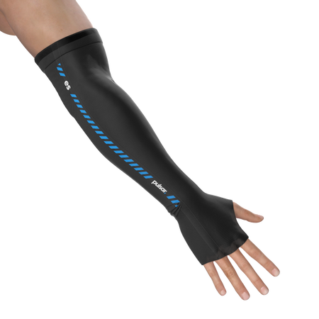 Manga Gamer PULSAR eS Arm Sleeve Palm Long Medium Black – Manga de compresión larga, diseño ergonómico y color negro para mayor soporte en gaming