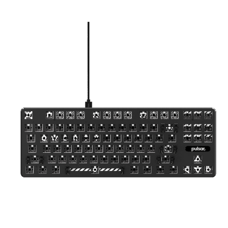 Base Teclado Gamer Pulsar PCMK TKL 80% ANSI Black Barebone