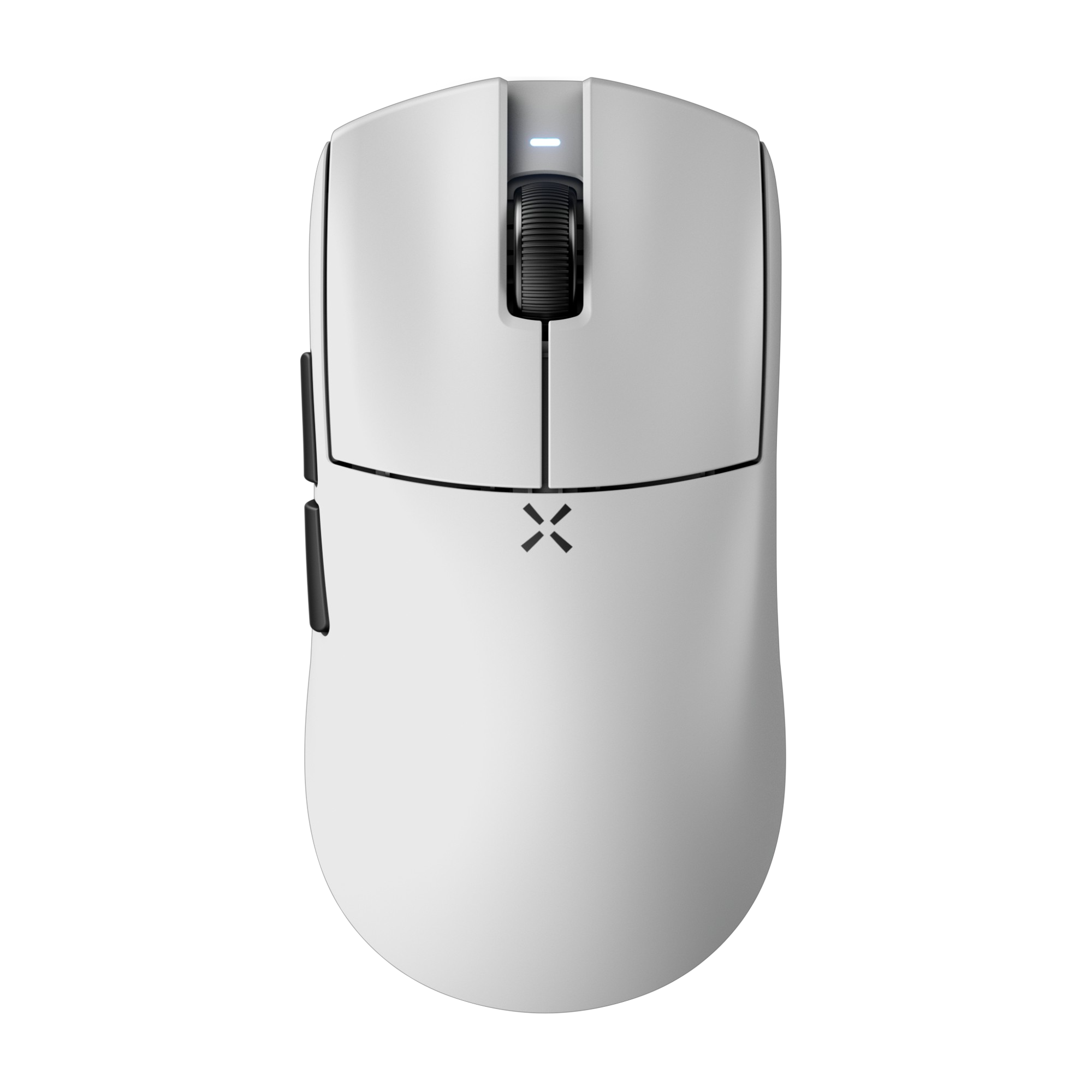 Mouse Gamer HITSCAN Hyperlight White – Ultraligero, 8K compatible y diseño negro para precisión extrema en FPS