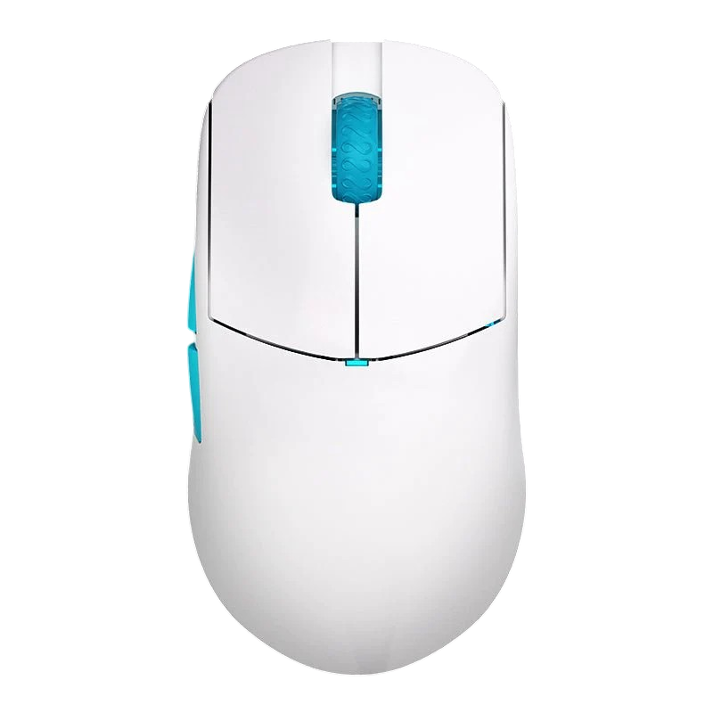 Mouse Gamer Lamzu Atlantis Mini PRO Polar White – Inalámbrico, Ultraligero, Compatible con 4K Hz y Sensor Óptico de Alta Precisión