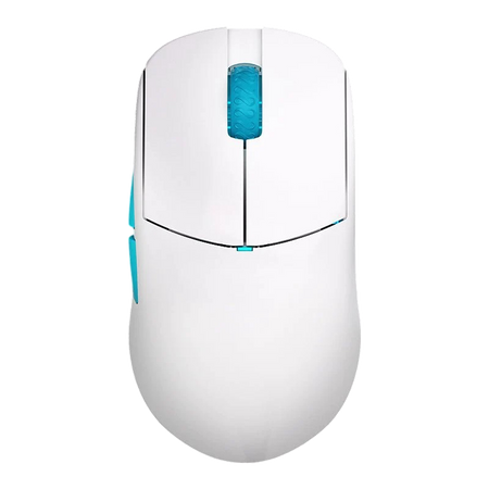 Mouse Gamer Lamzu Atlantis Mini PRO Polar White – Inalámbrico, Ultraligero, Compatible con 4K Hz y Sensor Óptico de Alta Precisión