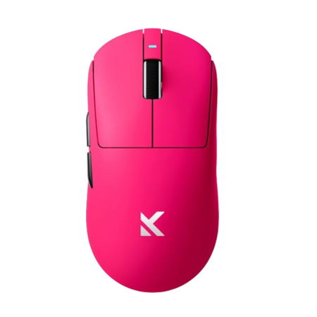 Mouse Gamer MCHOSE A7 Ultra Rose Red – Ultraligero, sensor preciso y diseño en rojo rosado para setups llamativos