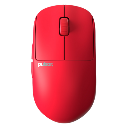 Mouse Gamer Pulsar X2H Wireless Size 1 Red – 4K compatible, diseño inalámbrico y precisión avanzada en color rojo