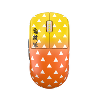 Mouse Gamer Pulsar X2V2 Wireless Size 1 Zenitsu – Edición Demon Slayer, 4K compatible, diseño inalámbrico y estilo inspirado en Zenitsu Agatsuma