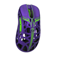 Mouse Gamer WL Sword X Purple 8K – Diseño ergonómico, polling rate de 8000 Hz y acabado morado para precisión competitiva