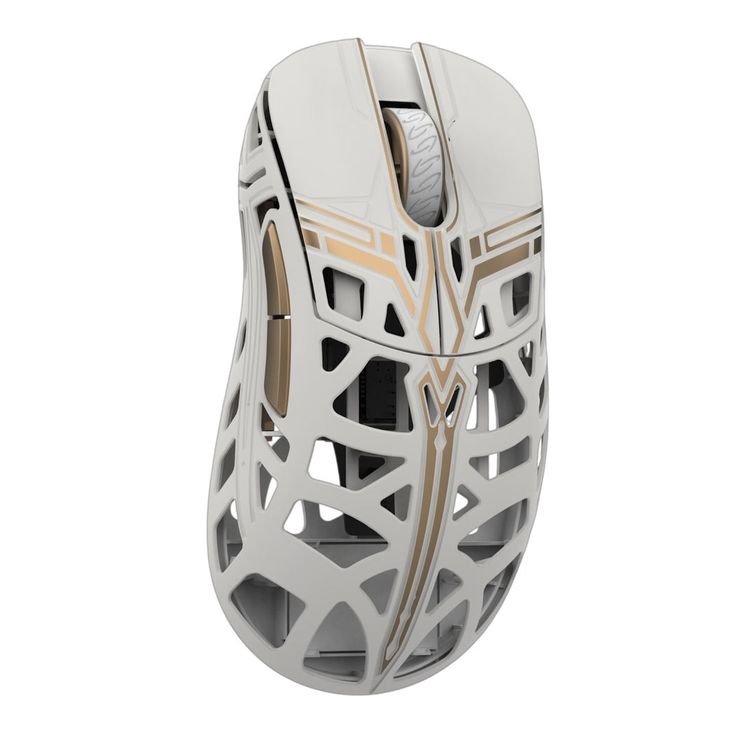 Mouse Gamer WL Sword X White 8K – Diseño ergonómico, polling rate de 8000 Hz y acabado morado para precisión competitiva
